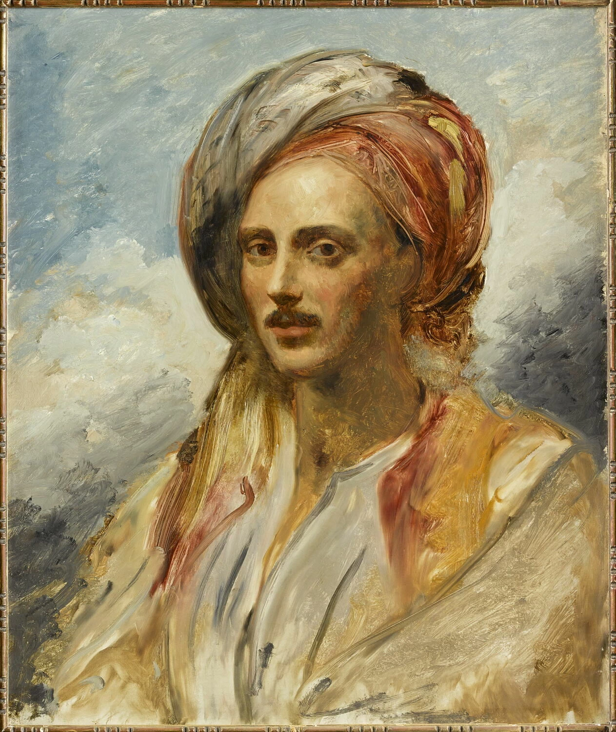 Léon Riesener - Ritratto di un europeo in costume orientale, Musée national Eugène Delacroix, Paris
